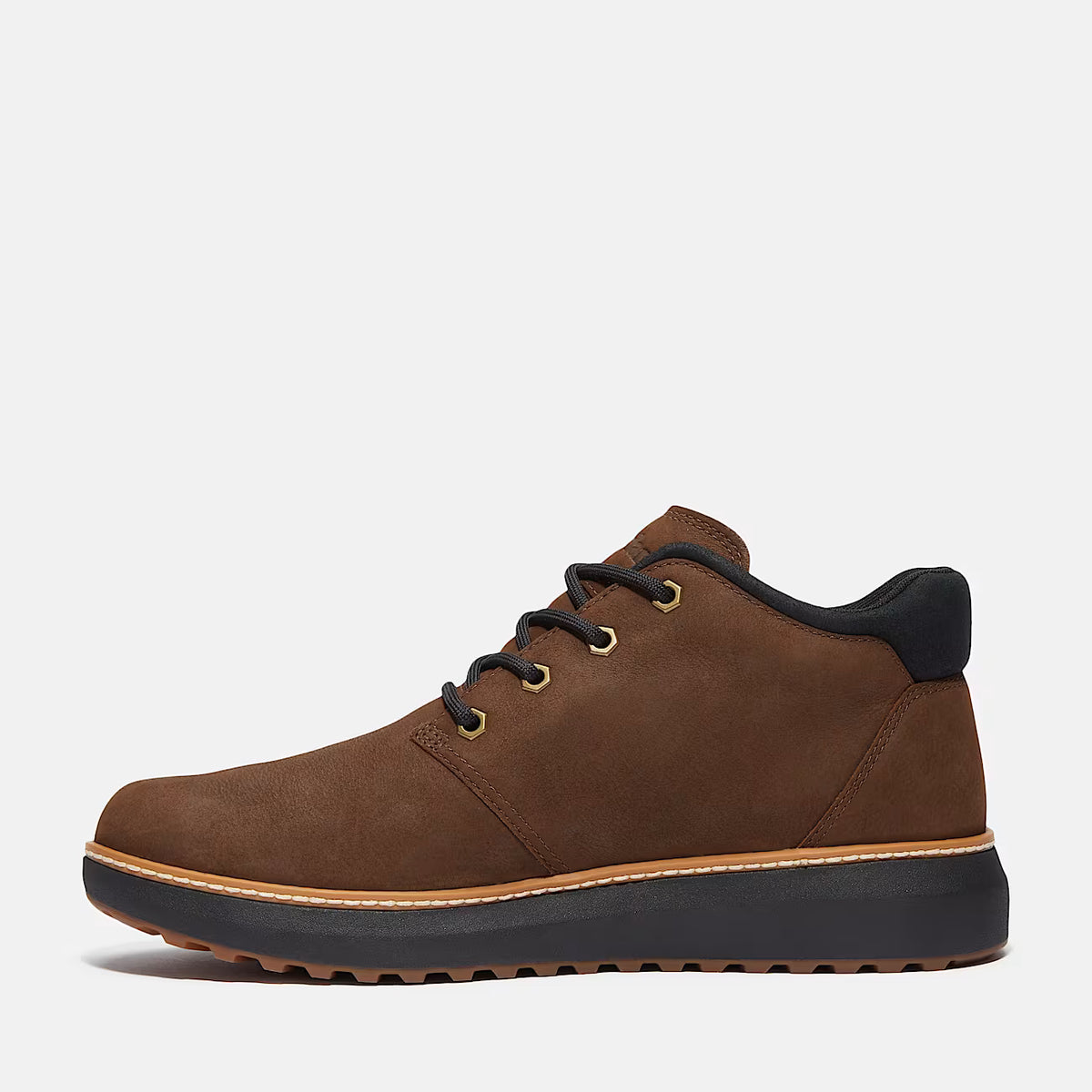 Timberland Hudson Road Mid Gtx In Nabuk Dark Brown