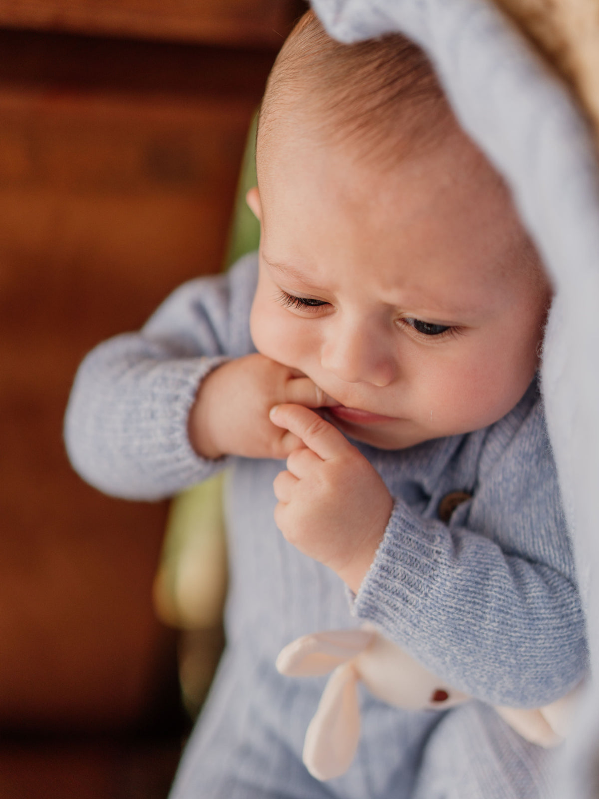 Golfino In Lana Azzurro