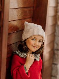 Berretto Pompom Beige