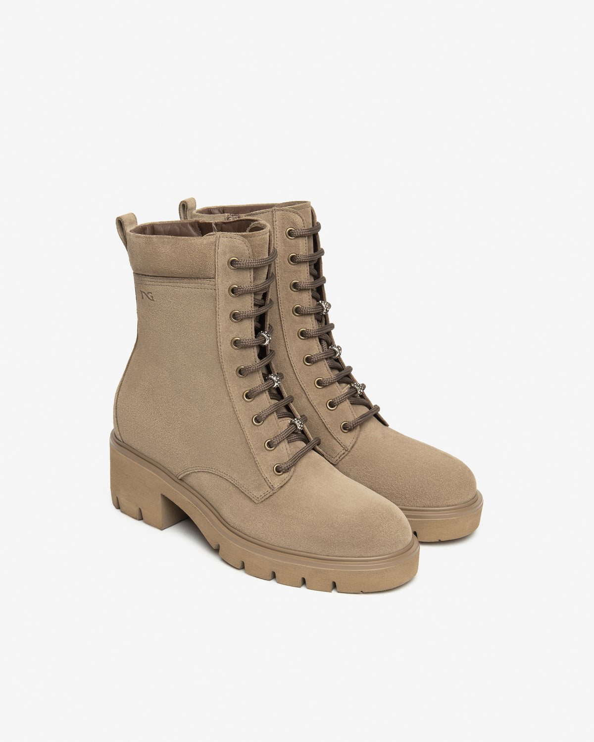 Anfibio con il tacco Beige