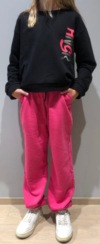 Pantaloni Over Size Fucsia