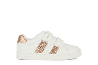 Sneakers Bianca Da Bambina Eclyper Con Strappo