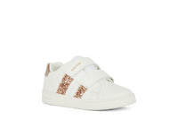 Sneakers Bianca Da Bambina Eclyper Con Strappo