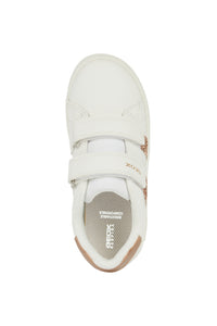 Sneakers Bianca Da Bambina Eclyper Con Strappo