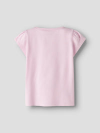 T-Shirt Bimba Rosa Stampa Stich