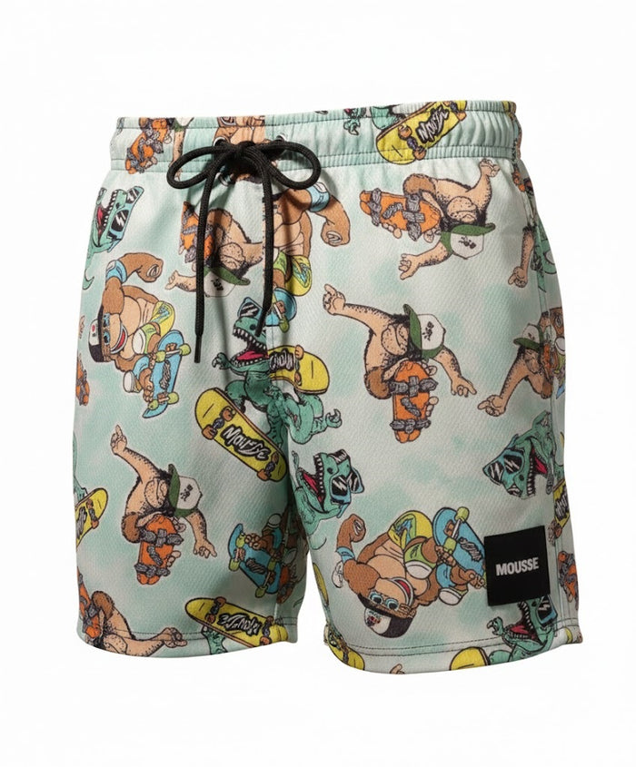 Pantalone Corto Azzurro Tema Jurassicrew