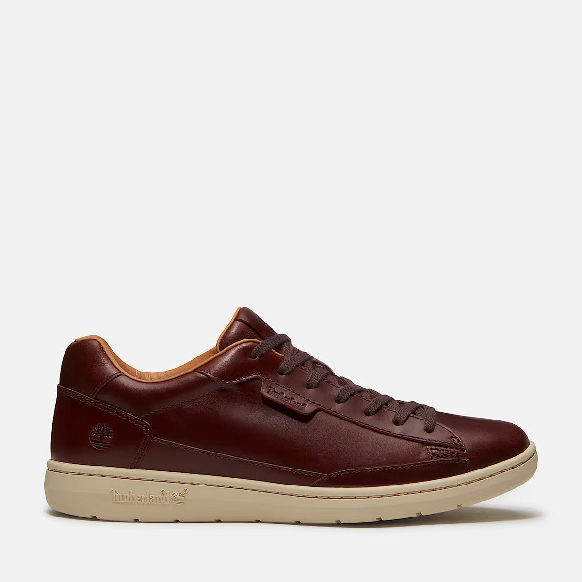 Timberland Portofino Sneaker In Pelle Pieno Fiore Burgun