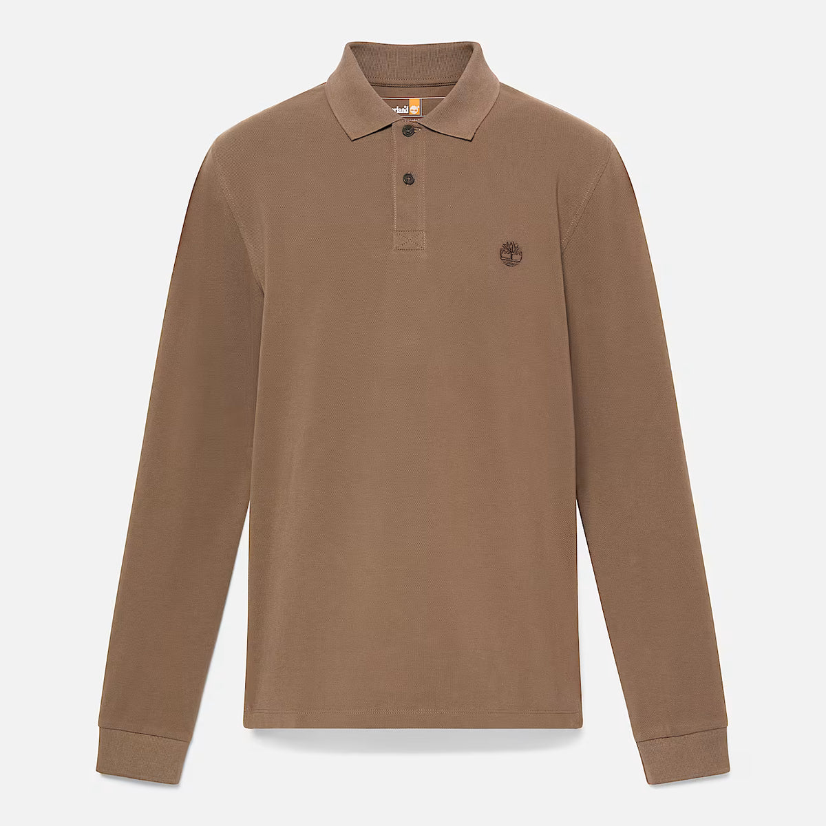 Polo Da Uomo Millers River Manica Lunga Marrone