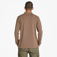 Polo Da Uomo Millers River Manica Lunga Marrone