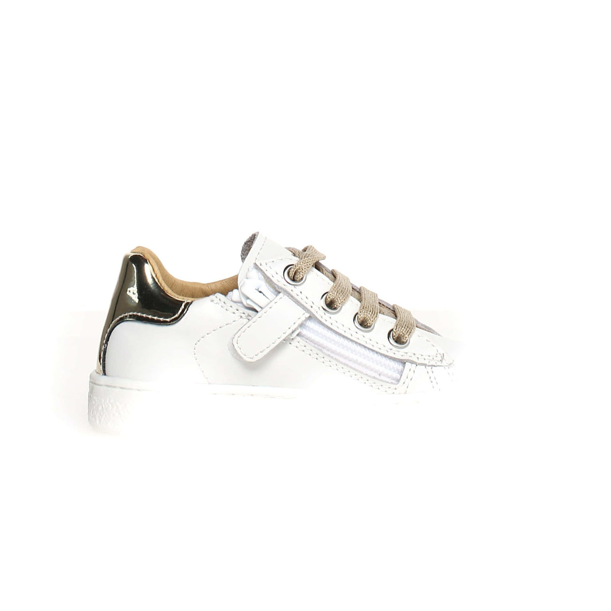 Sneakers Hasselt Zip White-Platinum