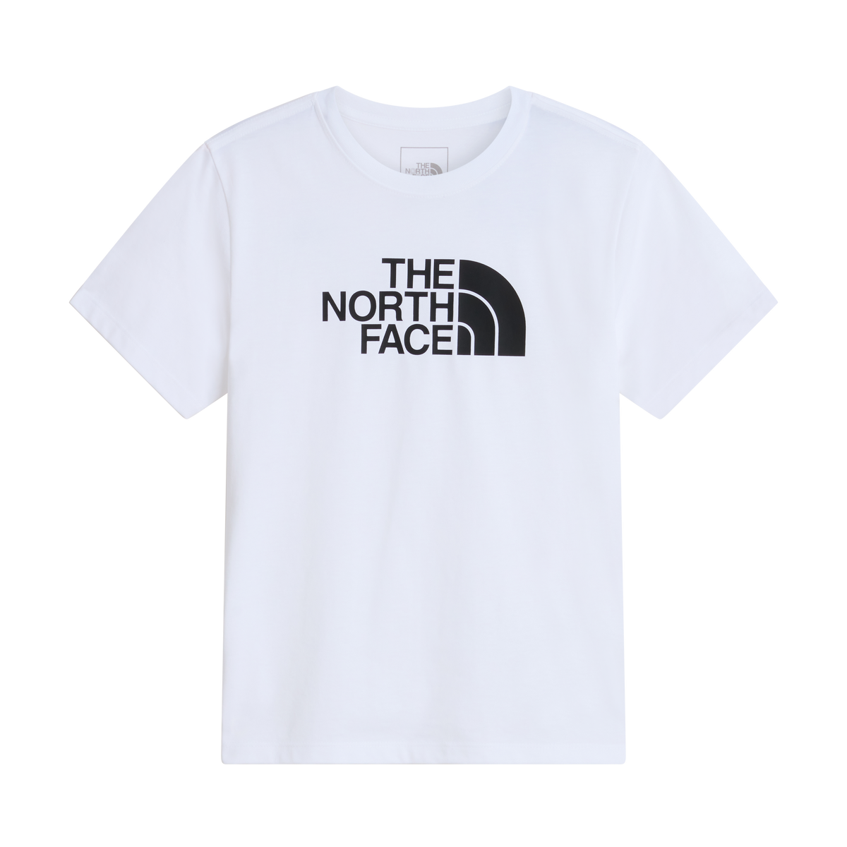 T-Shirt Da Ragazzi Manica Corta Logo Bianco