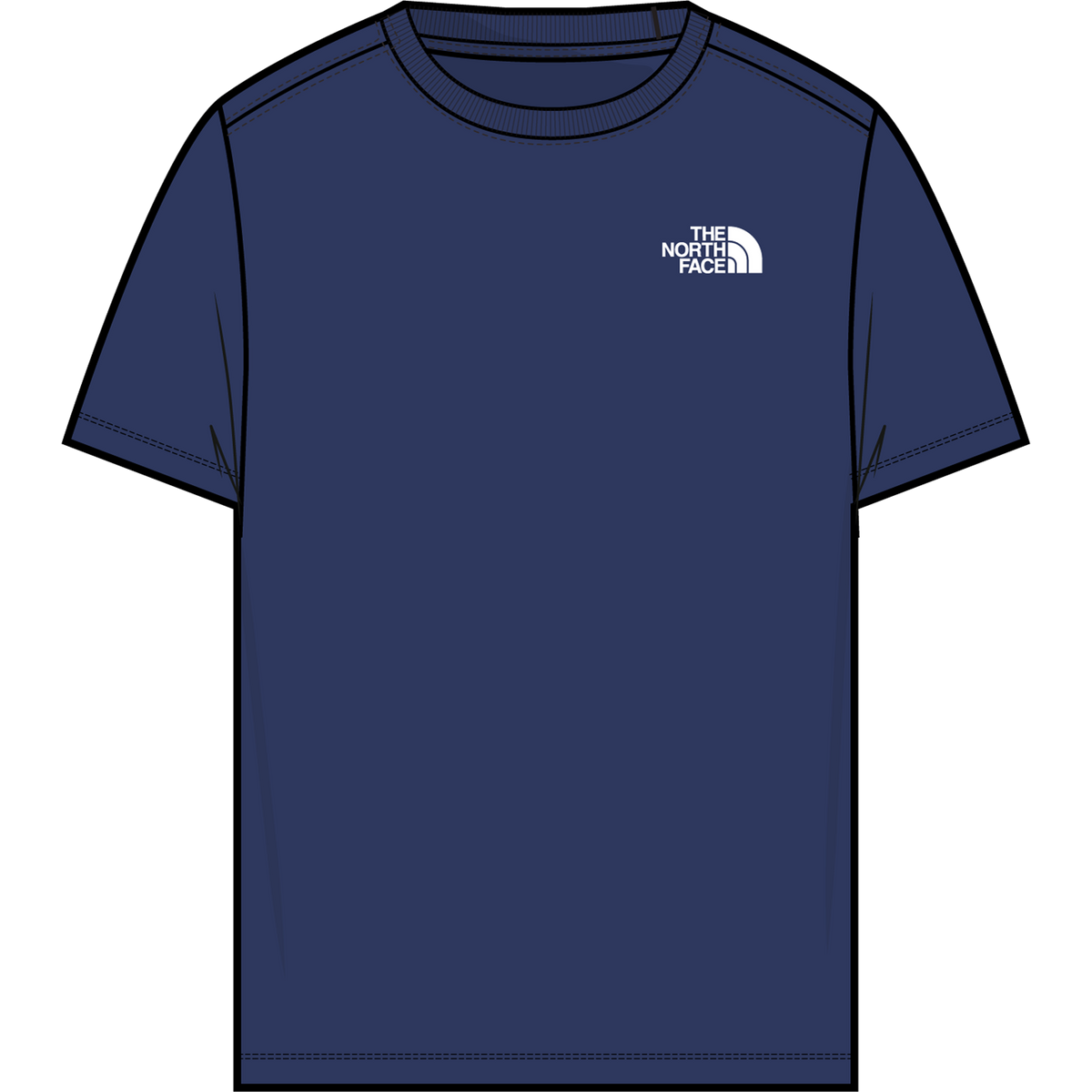 T-Shirt Da Ragazzi Manica Corta Blue