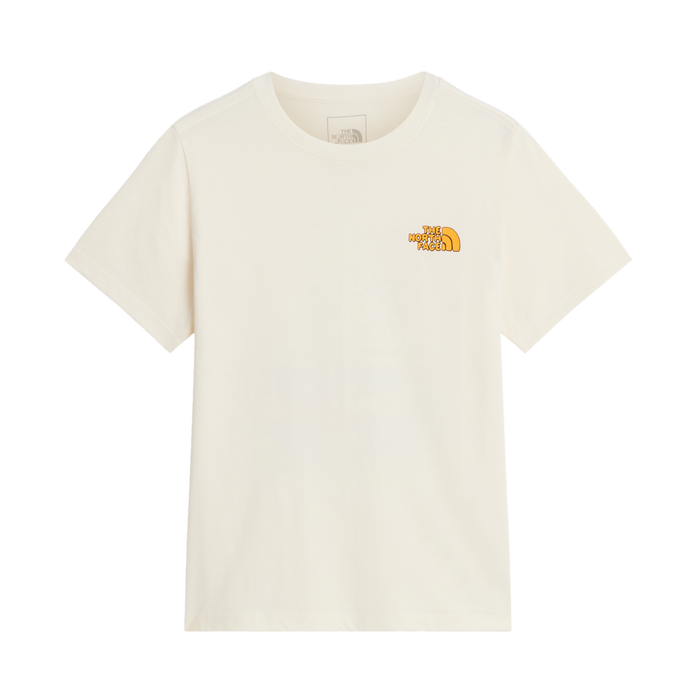 T-Shirt Da Ragazzi Manica Corta Outdoor Latte