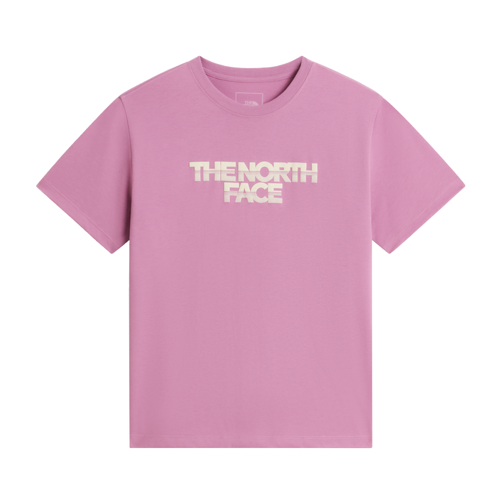 T-Shirt Da Ragazzi Manica Corta Rosa