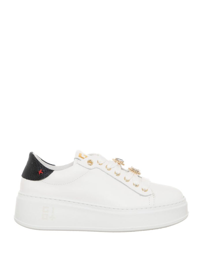 Sneakers Donna Alexia Bianca Con Accessorio