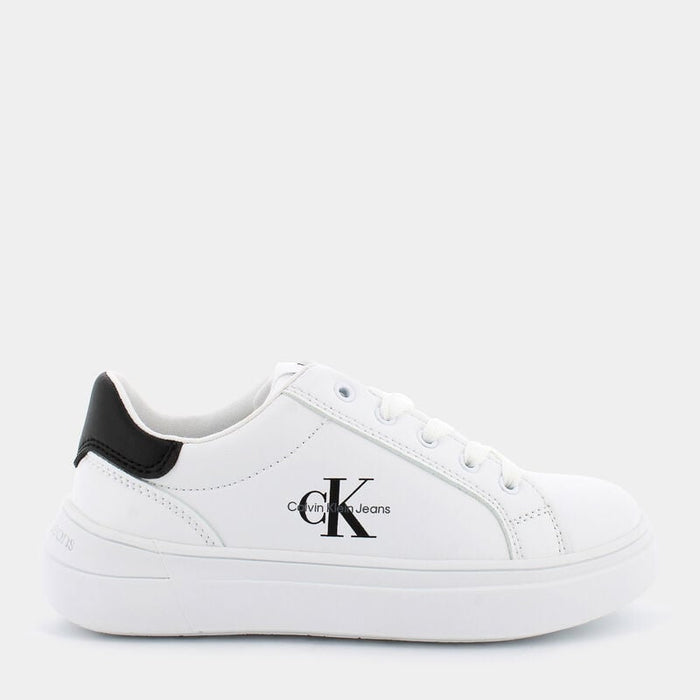 Sneaker Bassa Allacciata Bianco Nero