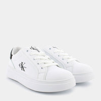 Sneaker Bassa Allacciata Bianco Nero