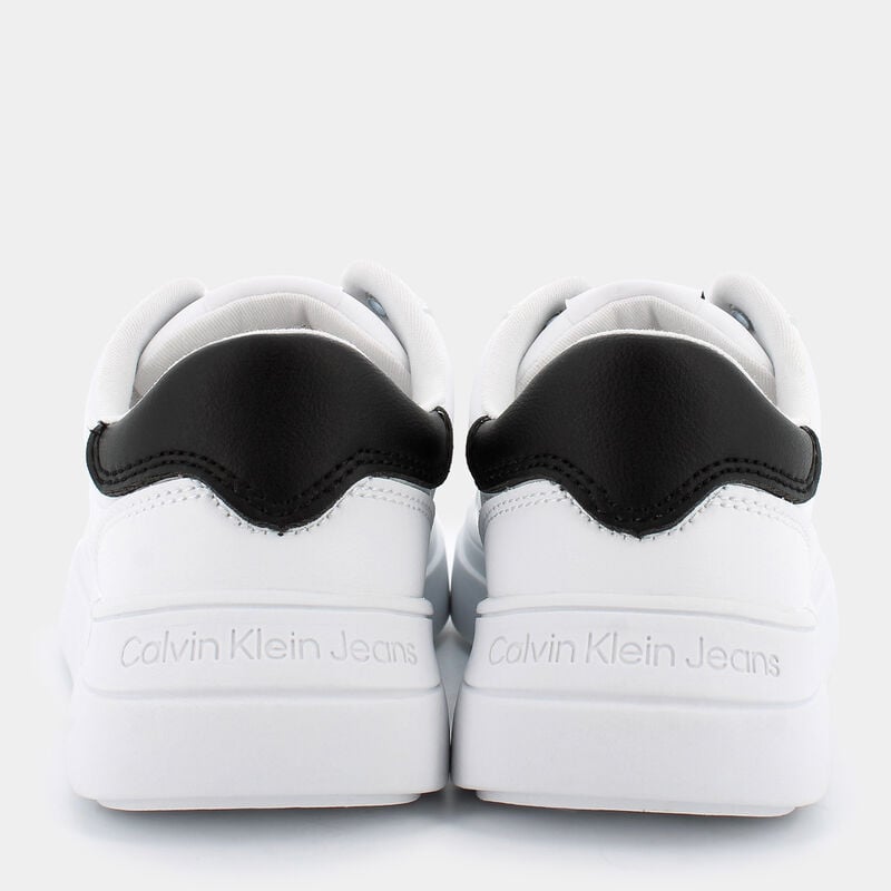 Sneaker Bassa Allacciata Bianco Nero