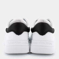 Sneaker Bassa Allacciata Bianco Nero