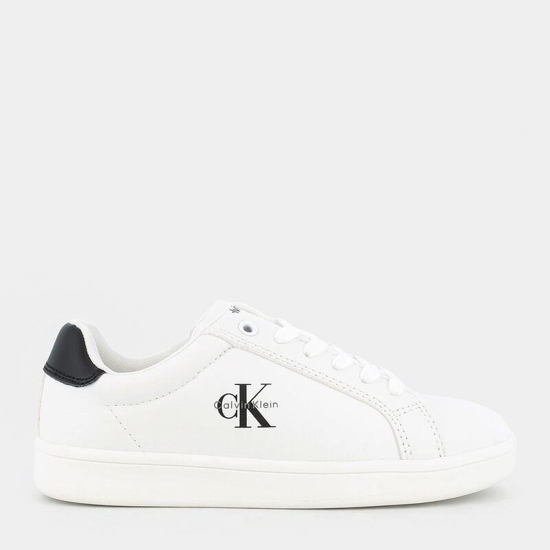 Sneaker Bassa Allacciata Bianco Nero