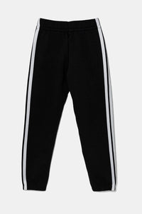 Panta Felpa Black White