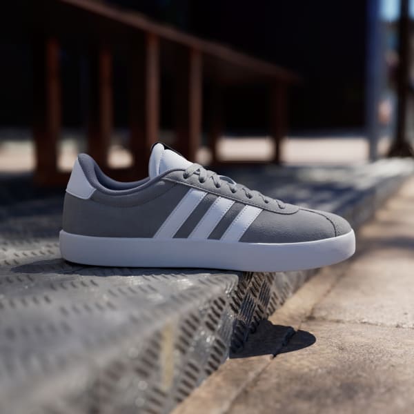 Sneakers Vl Courtsuede Synlea Grey Wht Silver Met