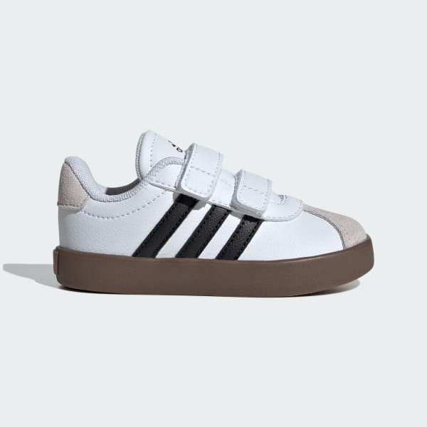 Sneakers Vl Court Kids Suedewhite Black Grey Brwn