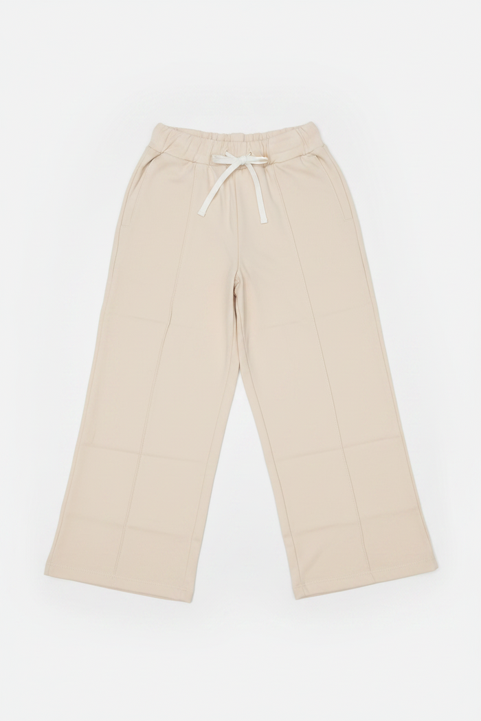 Pantalargo Felpina Nocciola