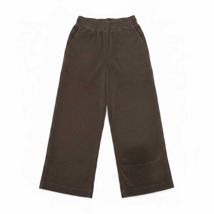 Pantalargo Velluto Marrone
