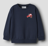 Felpa Stampa Navy Blazer Tractor