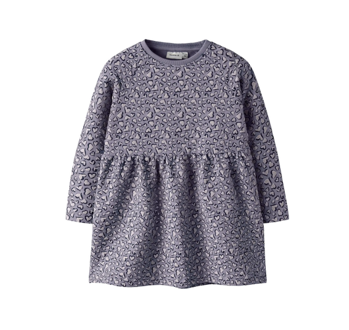 Abito Lilla A Manica Lunga Sweet Hearts