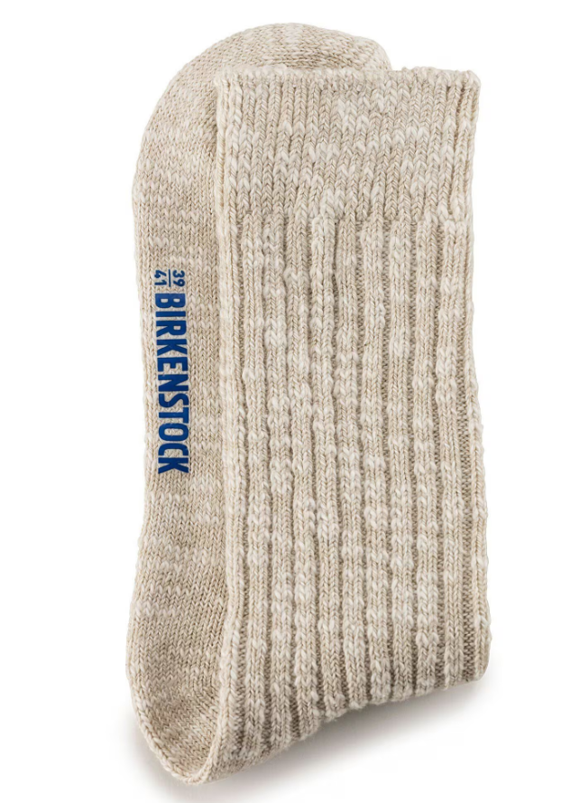 Cotton Slub beige white