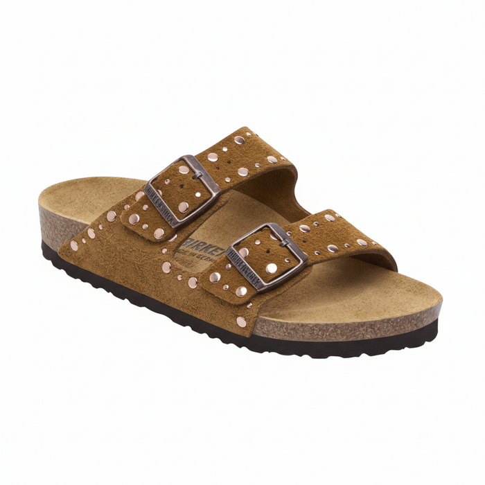 Arizona Rivet mink Suede Leather
