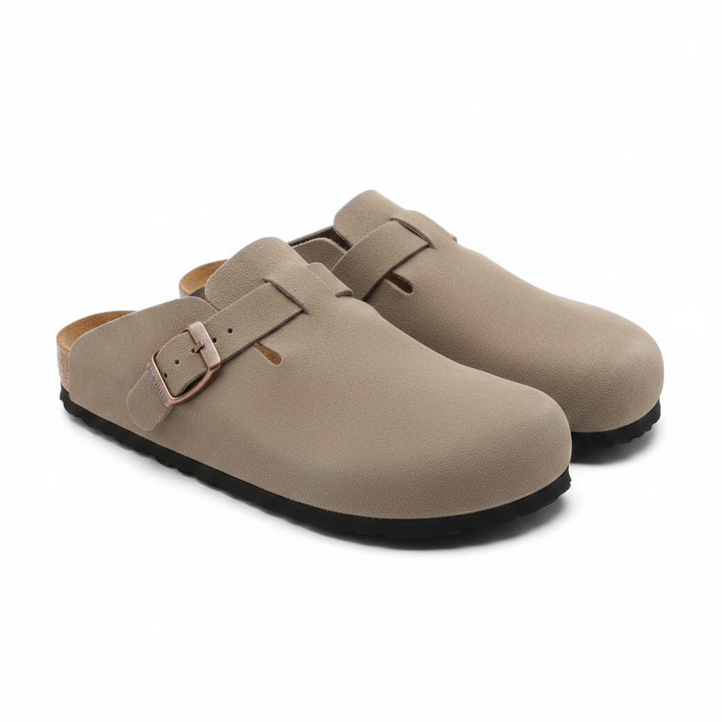 Sandalo Ciabatta Chiuso Beige