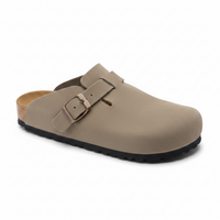 Sandalo Ciabatta Chiuso Beige