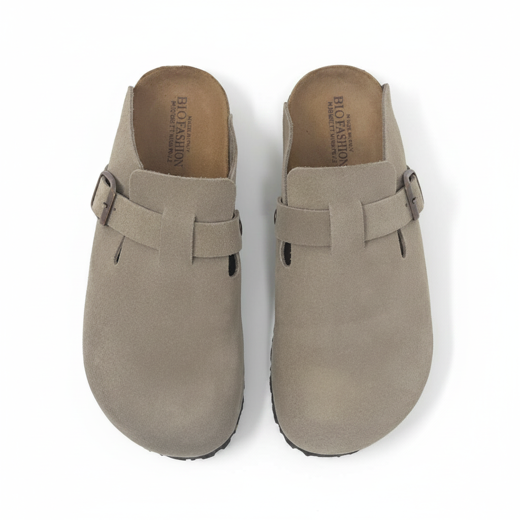 Sandalo Ciabatta Chiuso Beige