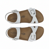 Sandalo Birk Con Fibbia Bianco Sky
