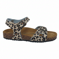 Sandalo Birk Con Fibbia Macu Beige