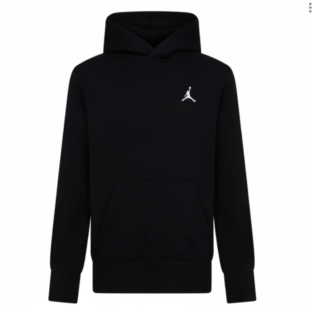 Felpa Jordan Da Bambino Con Cappuccio Colore Nero