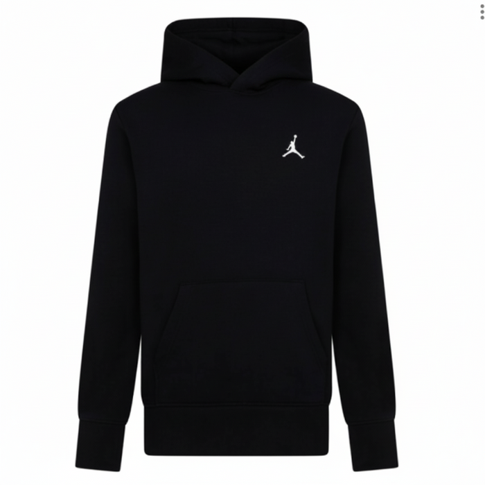 Felpa Jordan Da Bambino Con Cappuccio Colore Nero