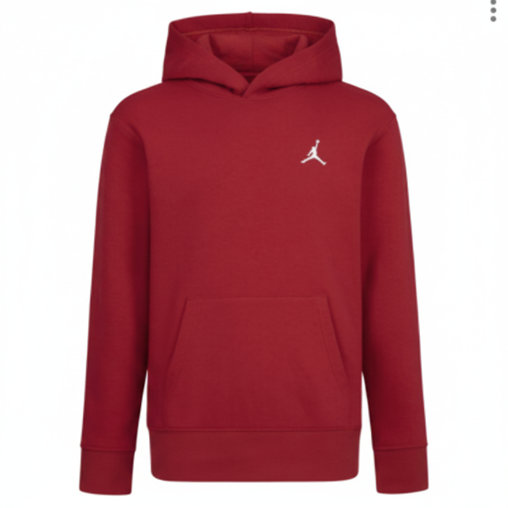Felpa Con Cappuccio Da Bambino Jordan Rossa