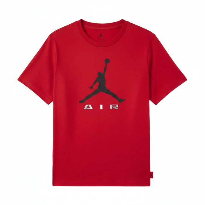 T Shirt Sportiva Jordan Rosso E Nero