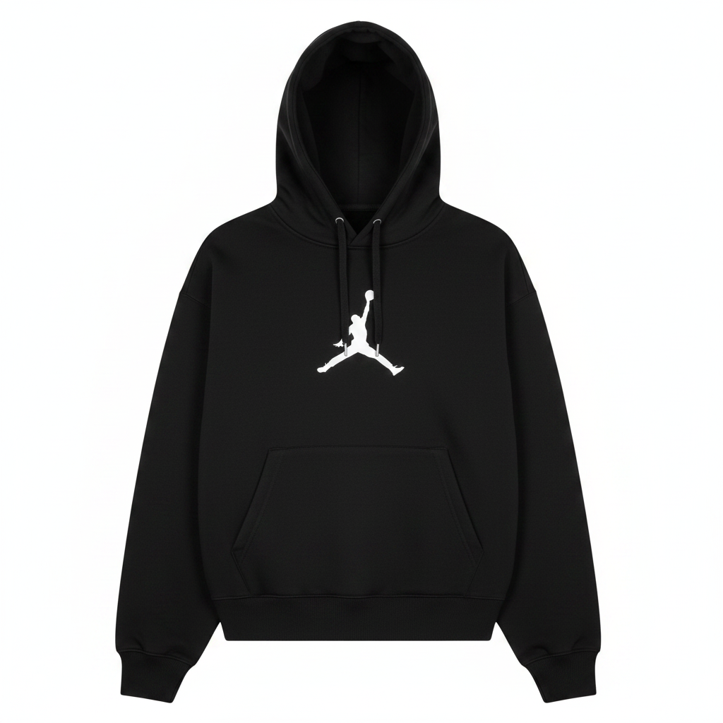 Felpa Con Cappuccio Jordan Jumpman Nera