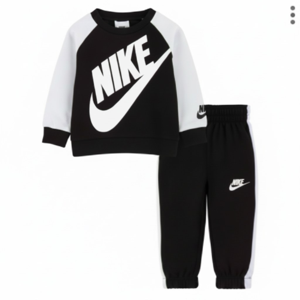 Tuta Sportiva Da Ragazzo Nike Nero Bianco