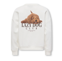Felpa Da Ragazza Con Scritta Beige