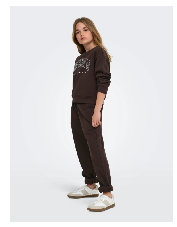Pantaloni Jogger In Felpa Da Ragazza
