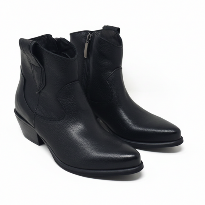 Stivaletto Texano Nero