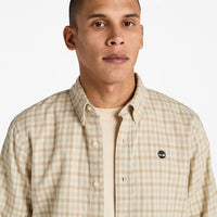 Camicia A Quadretti Solucell Da Uomo In Beige