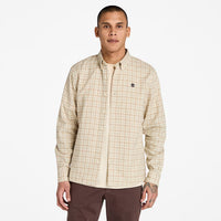 Camicia A Quadretti Solucell Da Uomo In Beige