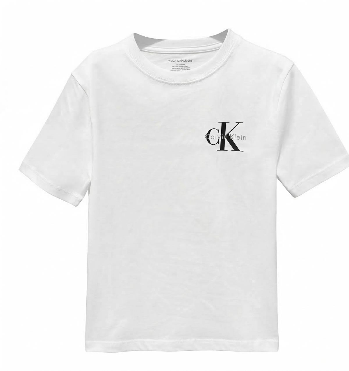 T-Shirt Bianca Con Logo Laterale